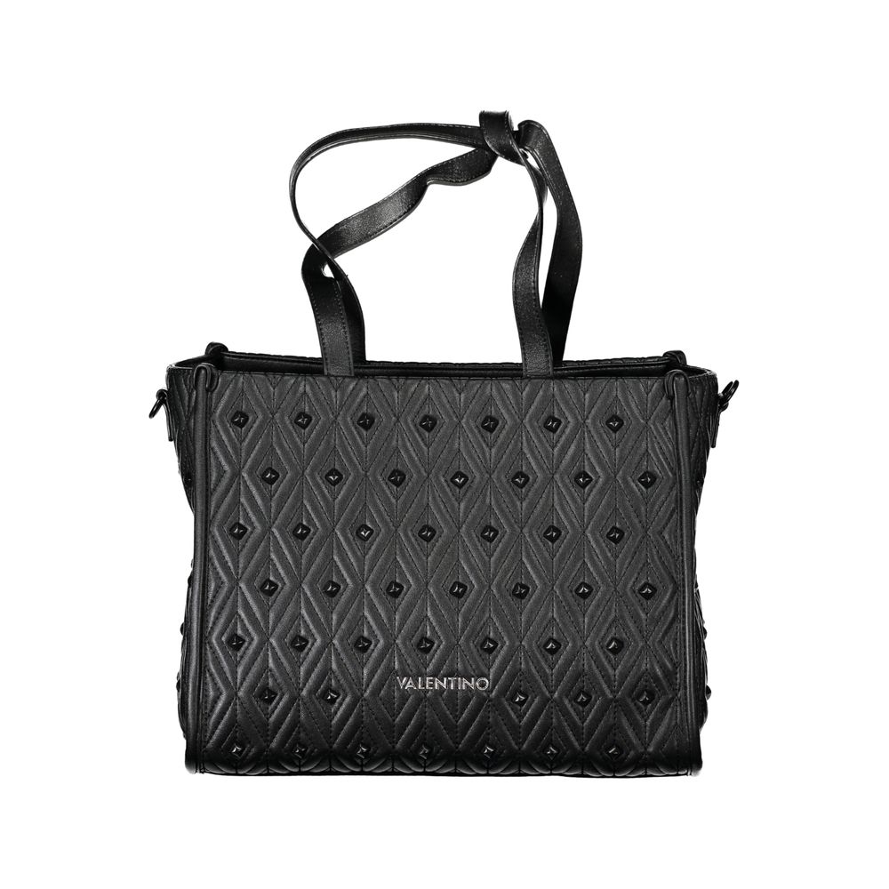 Valentino Bags Schwarze Polyester Handtasche