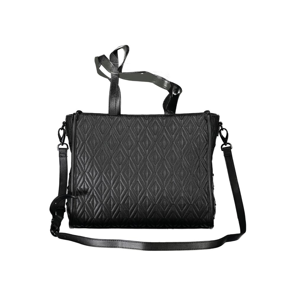 Valentino Bags Schwarze Polyester Handtasche