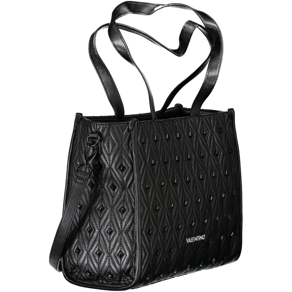 Valentino Bags Schwarze Polyester Handtasche