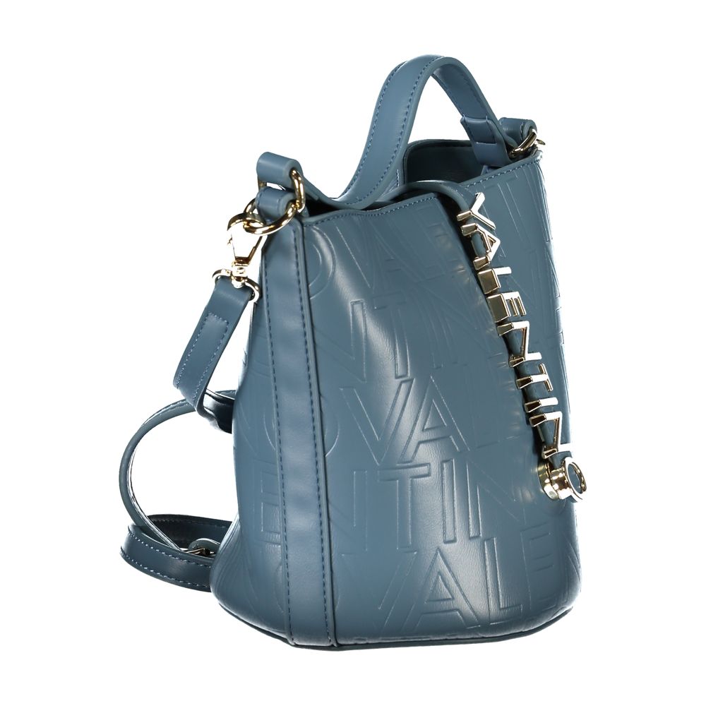 Valentino Bags Hellblaue Polyethylen-Handtasche