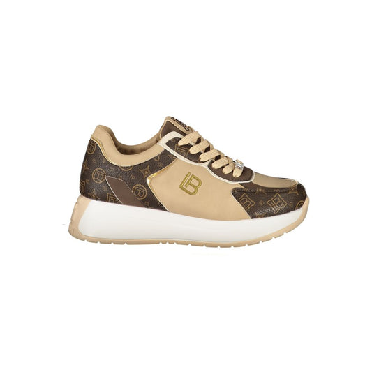 Laura Biagiotti Beige Polyethylen Sneaker