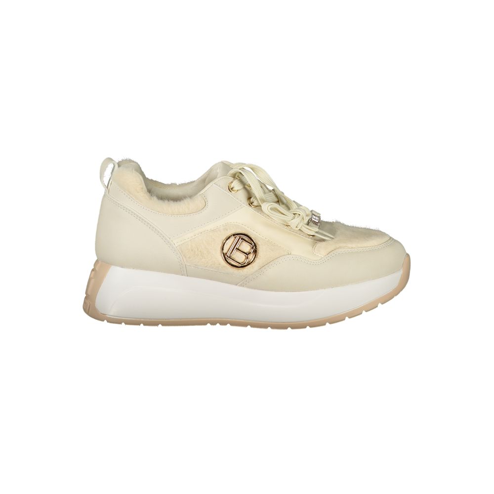 Laura Biagiotti Beige Polyethylen Sneaker