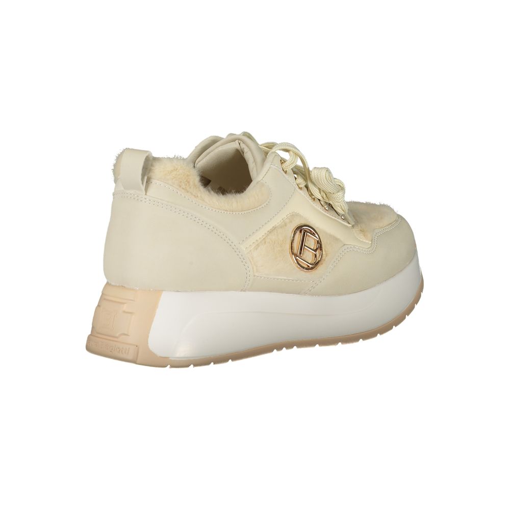 Laura Biagiotti Beige Polyethylen Sneaker