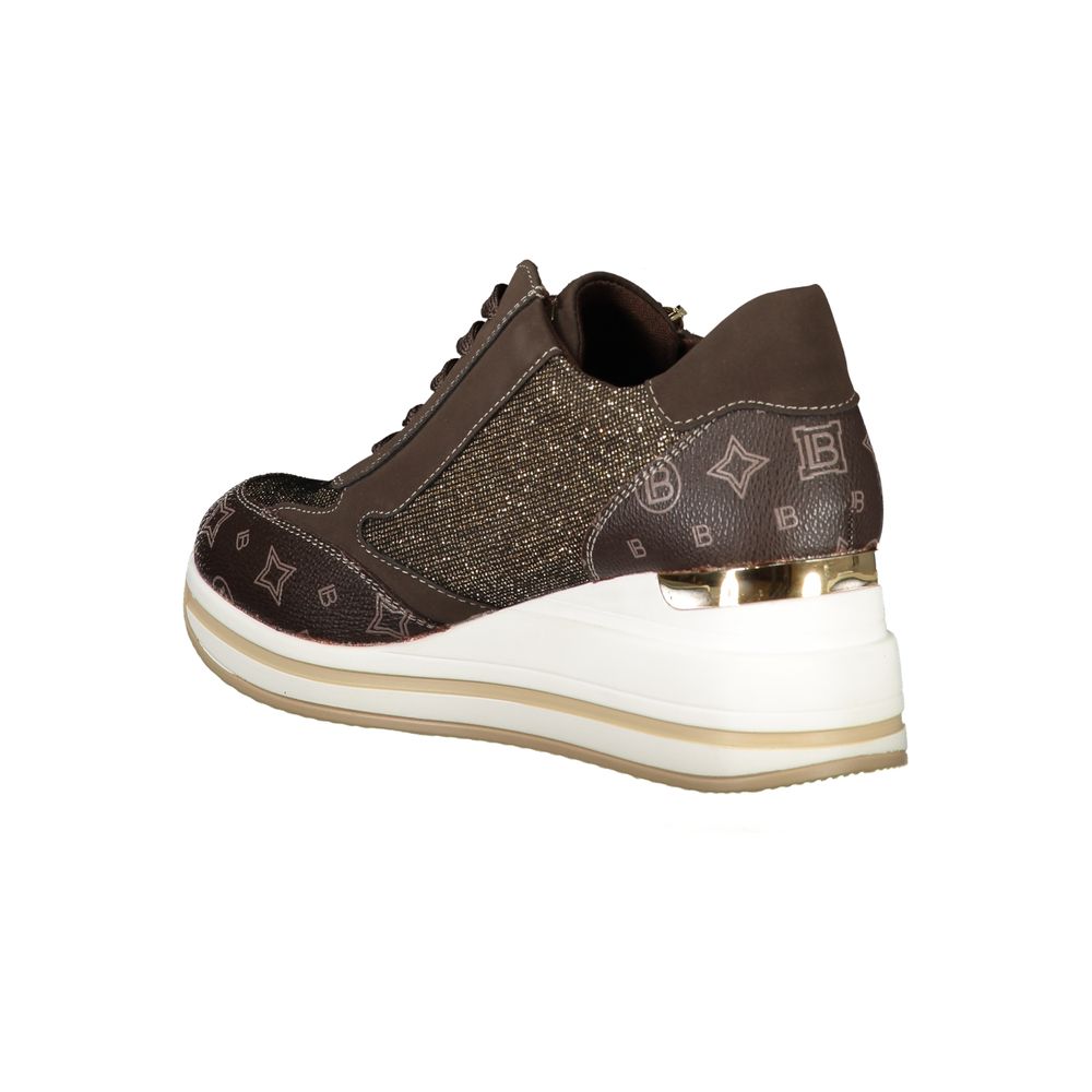 Laura Biagiotti Brauner Polyester Sneaker