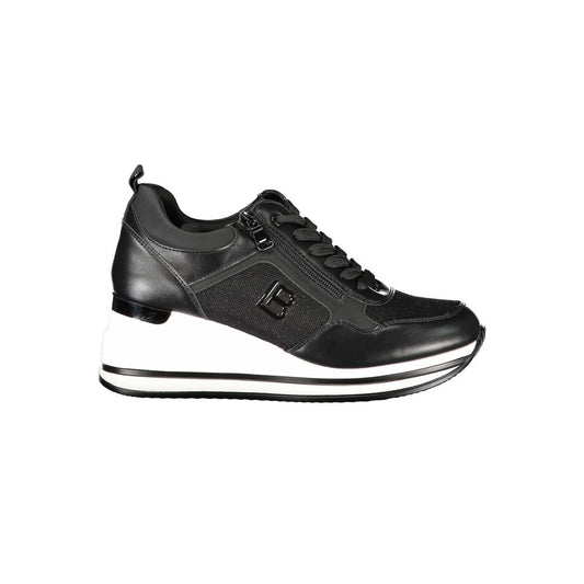 Laura Biagiotti Schwarzer Polyester Sneaker