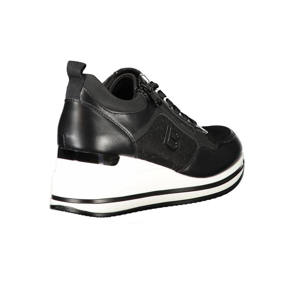 Laura Biagiotti Schwarzer Polyester Sneaker