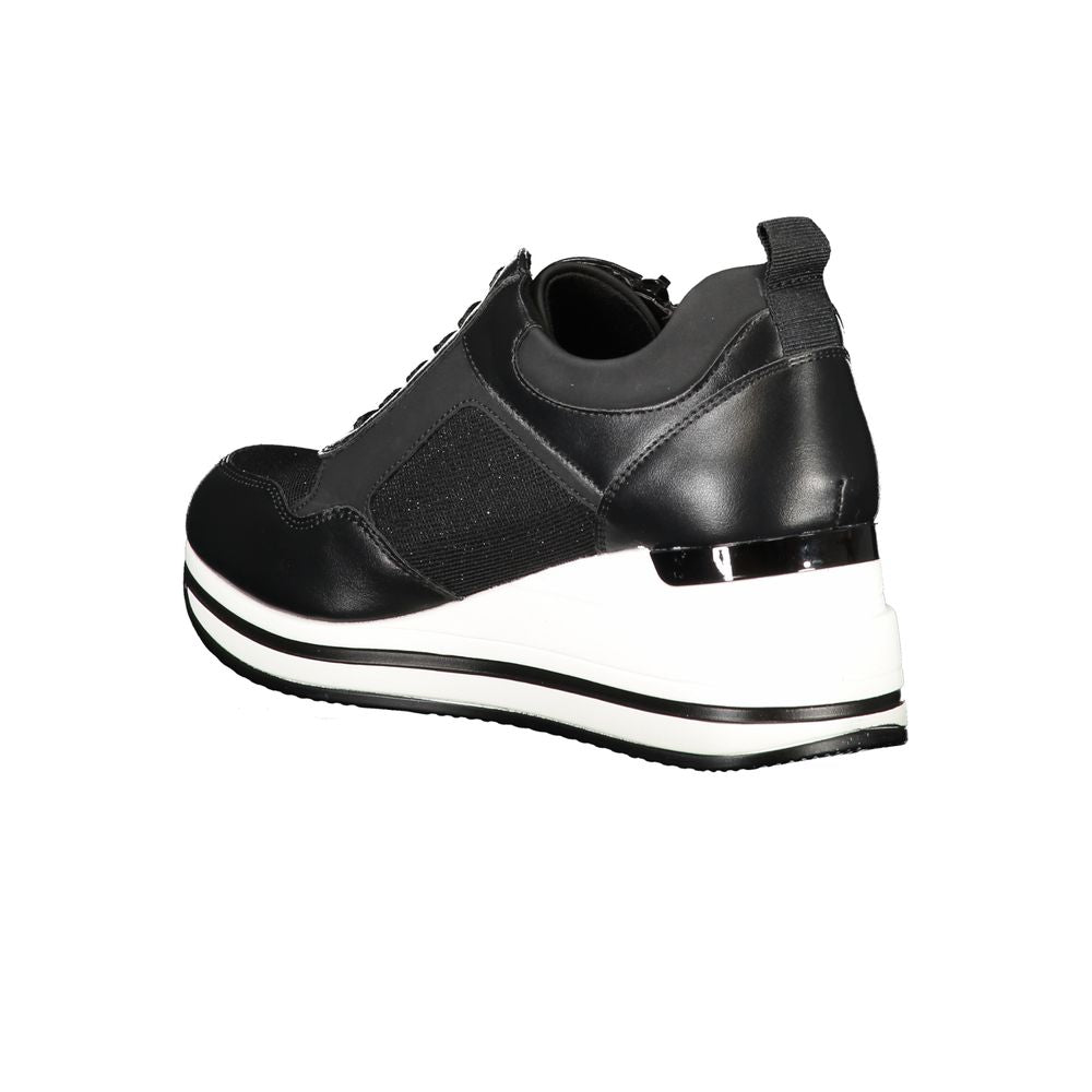 Laura Biagiotti Schwarzer Polyester Sneaker