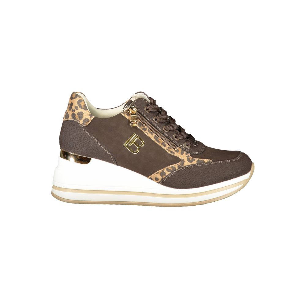 Laura Biagiotti Brauner Polyester Sneaker