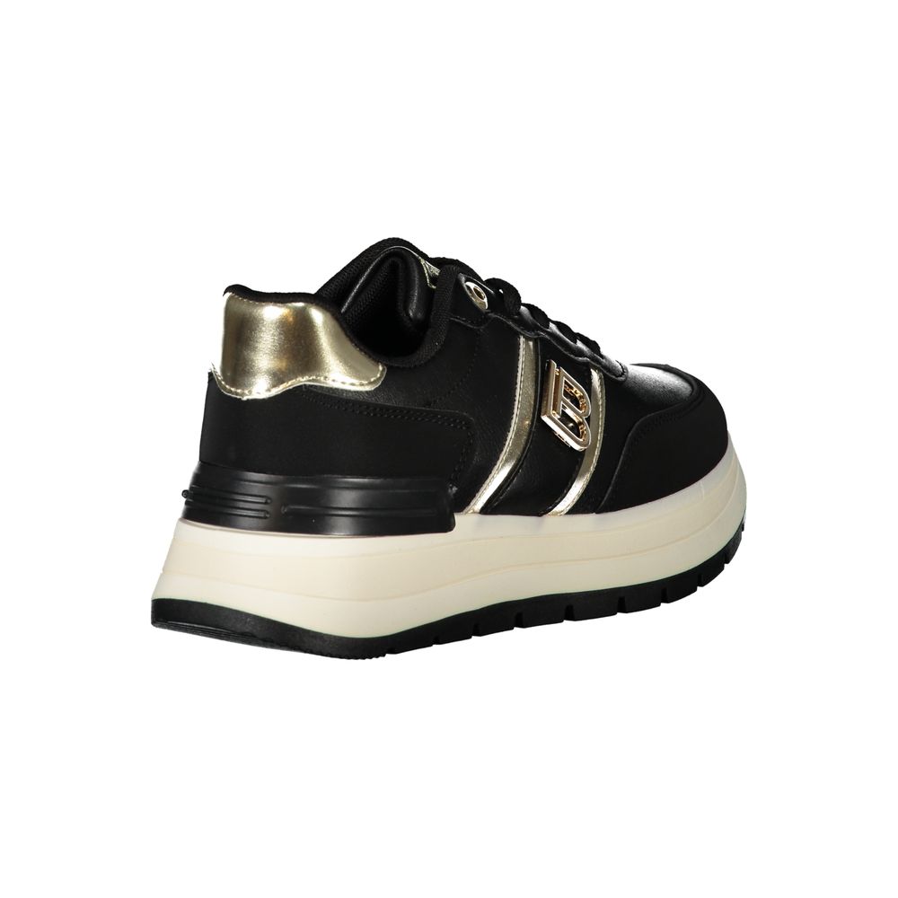 Laura Biagiotti Schwarzer Polyester Sneaker