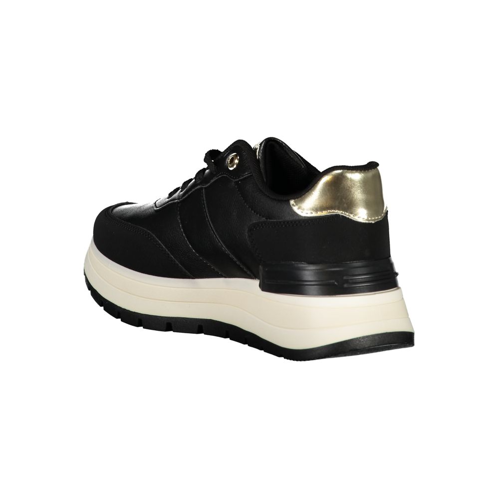 Laura Biagiotti Schwarzer Polyester Sneaker