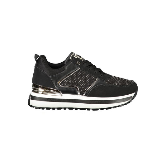 Laura Biagiotti Schwarzer Polyester Sneaker