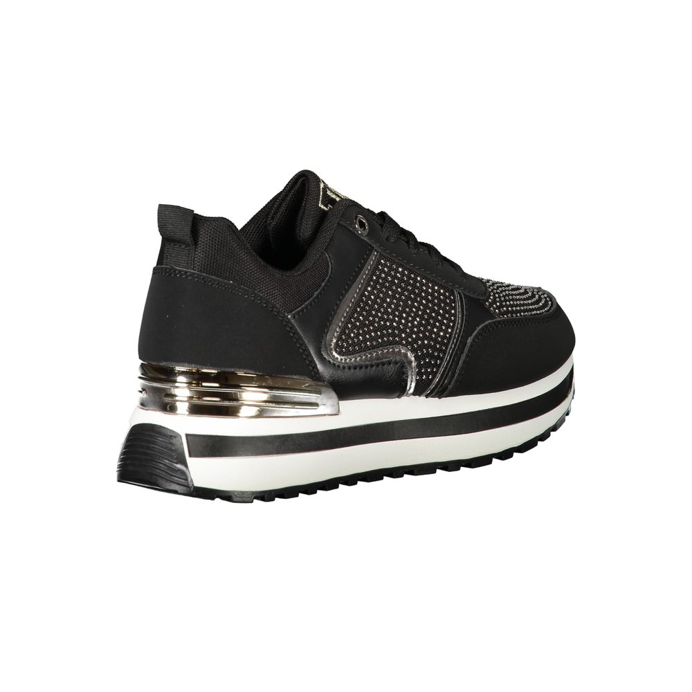 Laura Biagiotti Schwarzer Polyester Sneaker