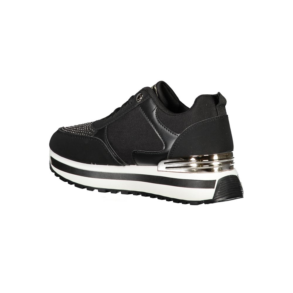 Laura Biagiotti Schwarzer Polyester Sneaker