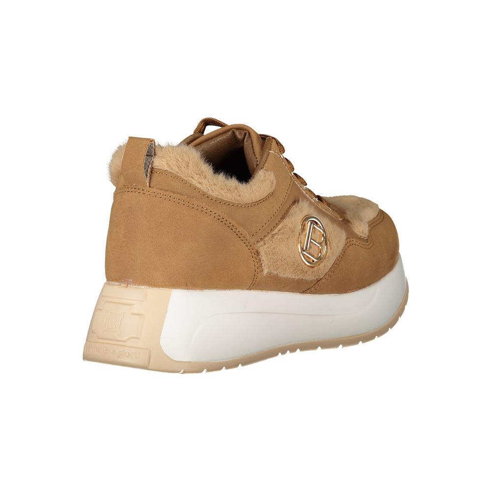 Laura Biagiotti Brauner Polyethylen-Sneaker