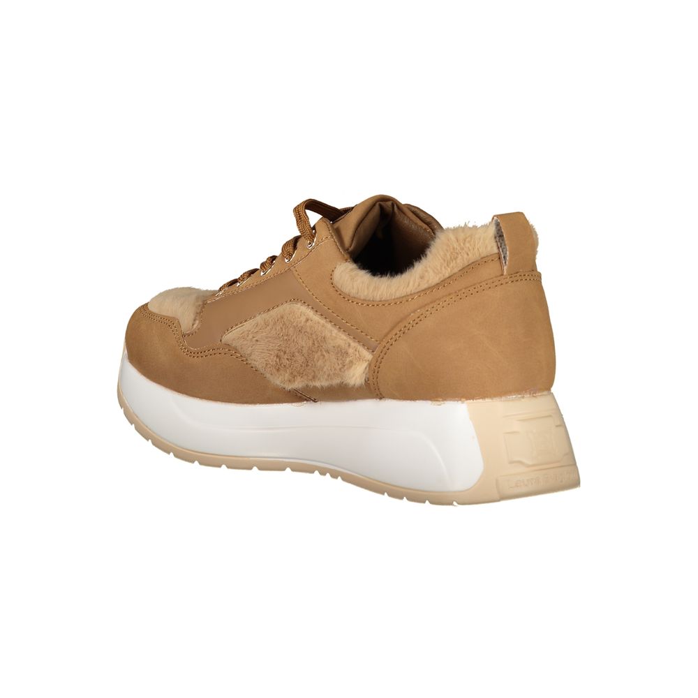 Laura Biagiotti Brauner Polyethylen-Sneaker