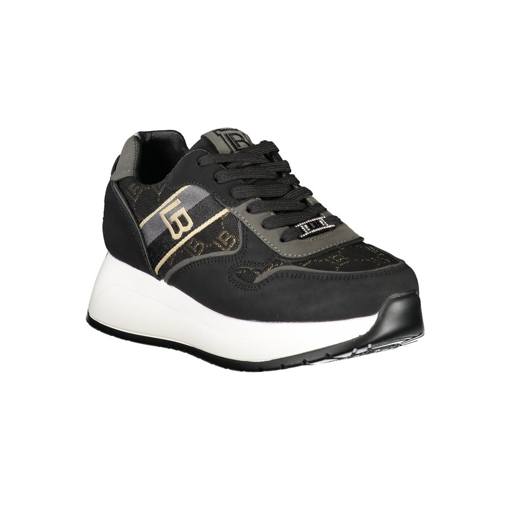 Laura Biagiotti Schwarzer Polyester Sneaker