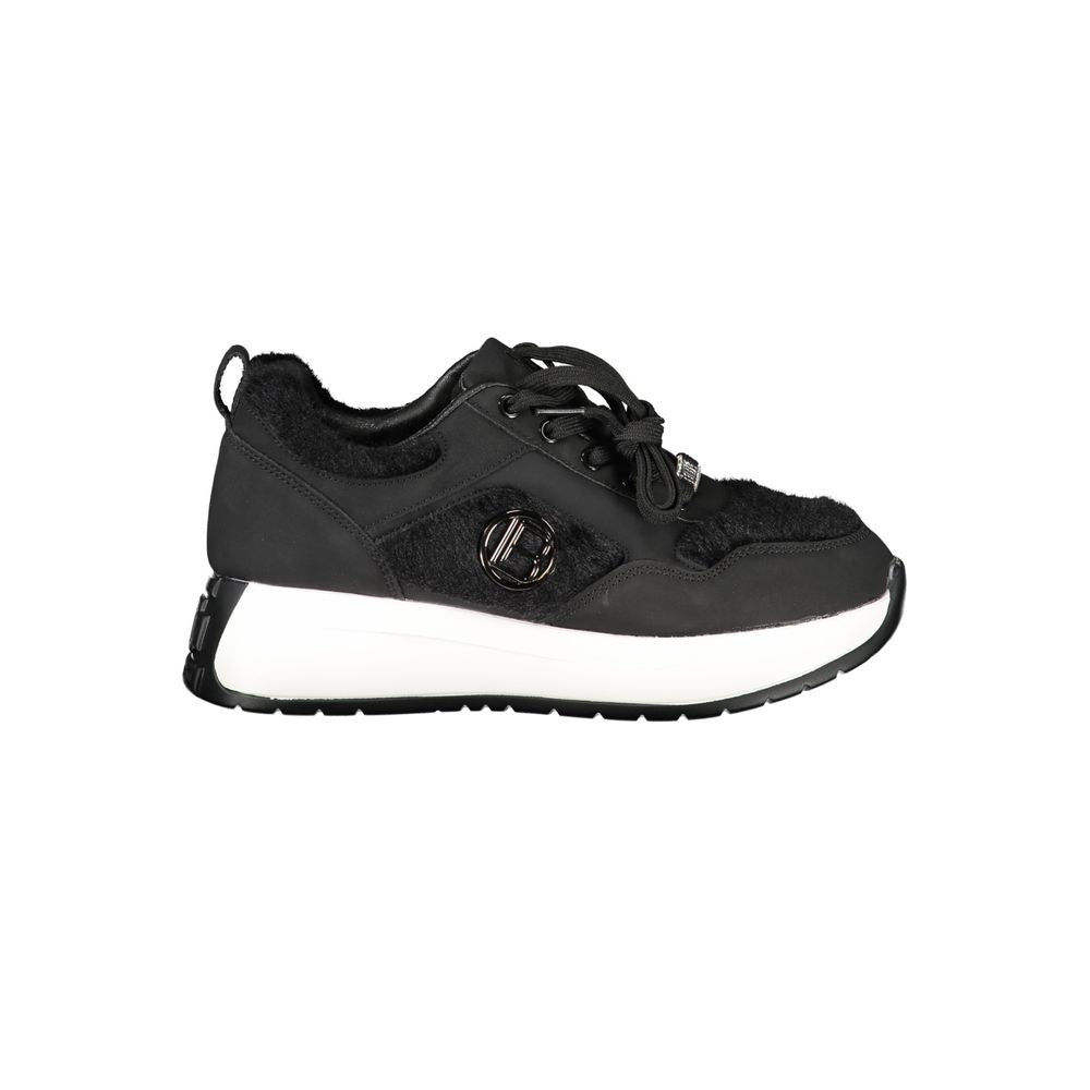 Laura Biagiotti Schwarzer Polyethylen-Sneaker