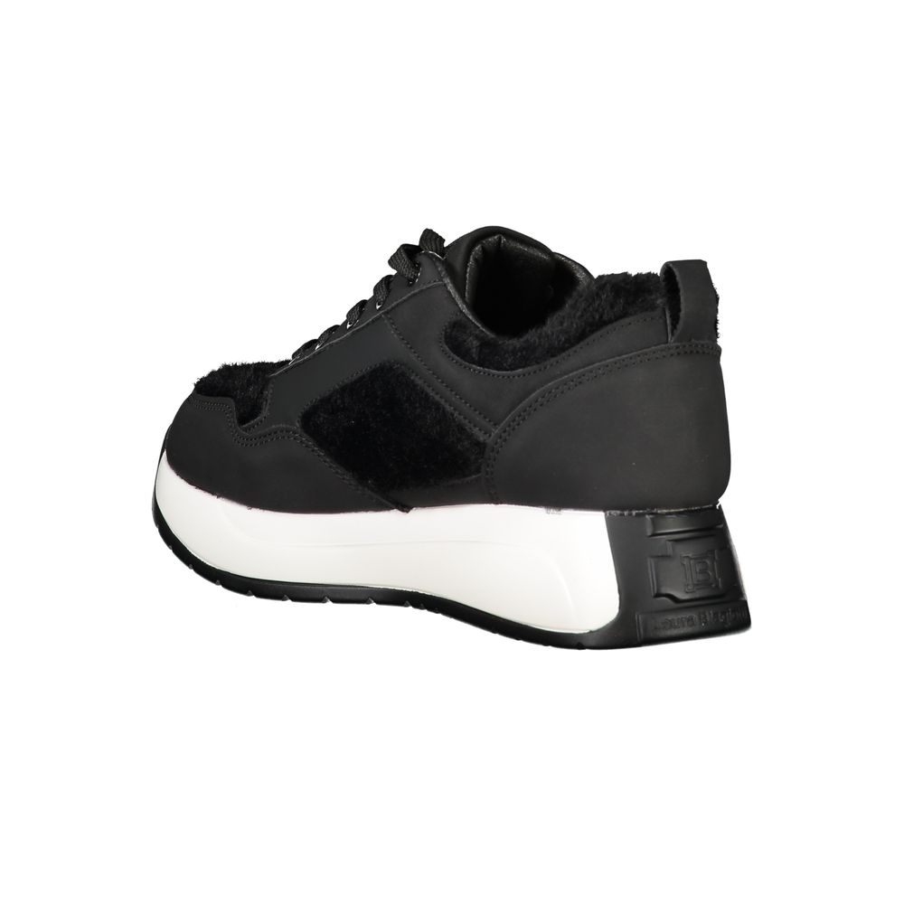 Laura Biagiotti Schwarzer Polyethylen-Sneaker