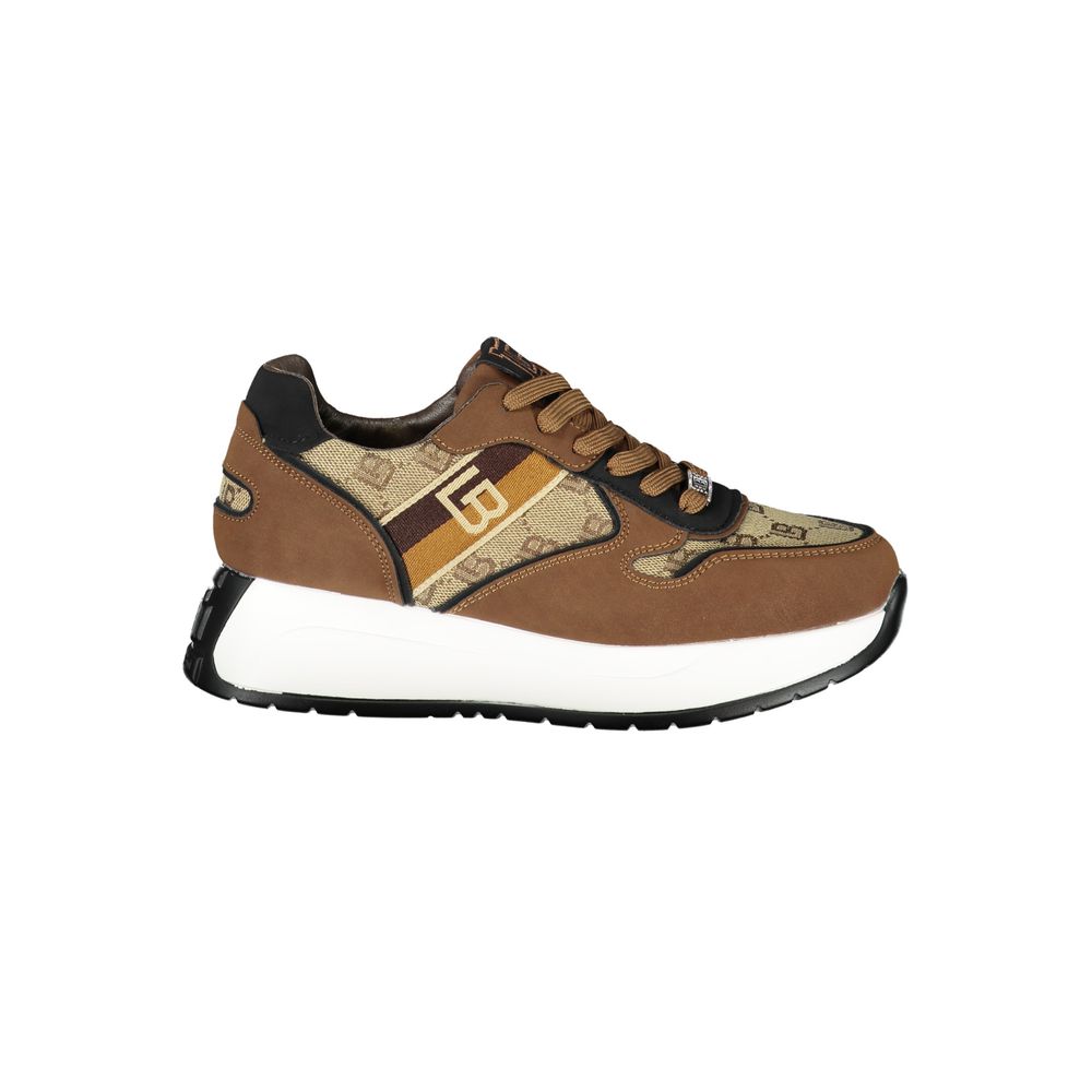 Laura Biagiotti Brauner Polyester Sneaker