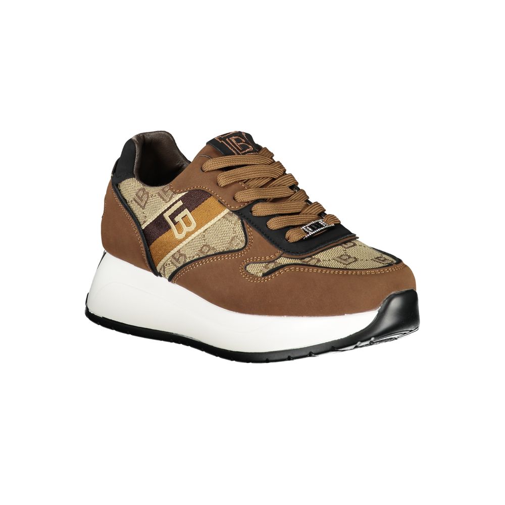 Laura Biagiotti Brauner Polyester Sneaker