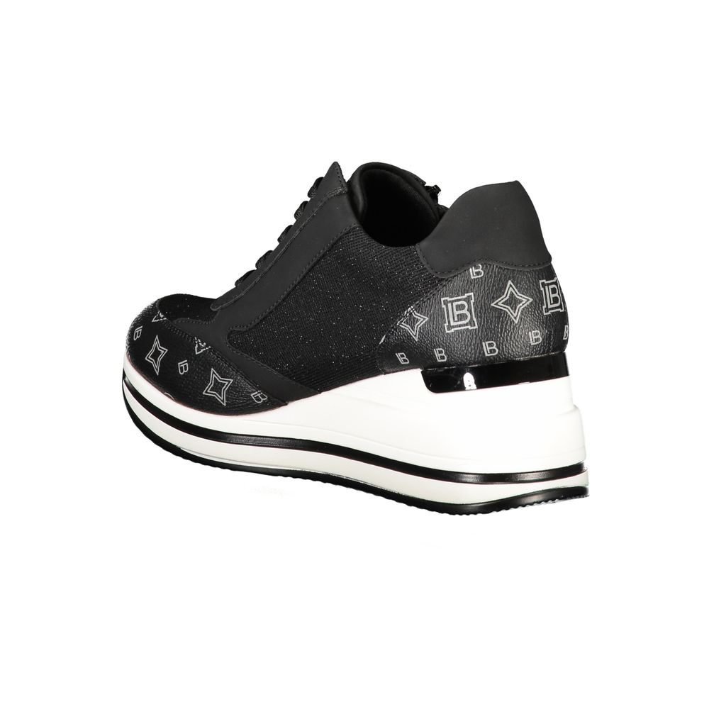 Laura Biagiotti Schwarzer Polyester Sneaker