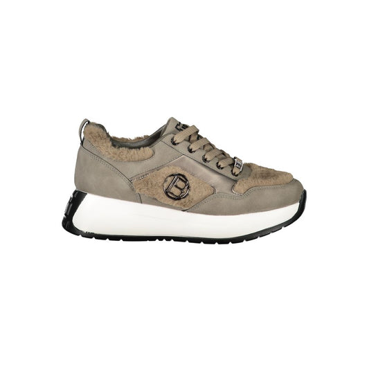 Laura Biagiotti Graue Polyethylen-Sneaker