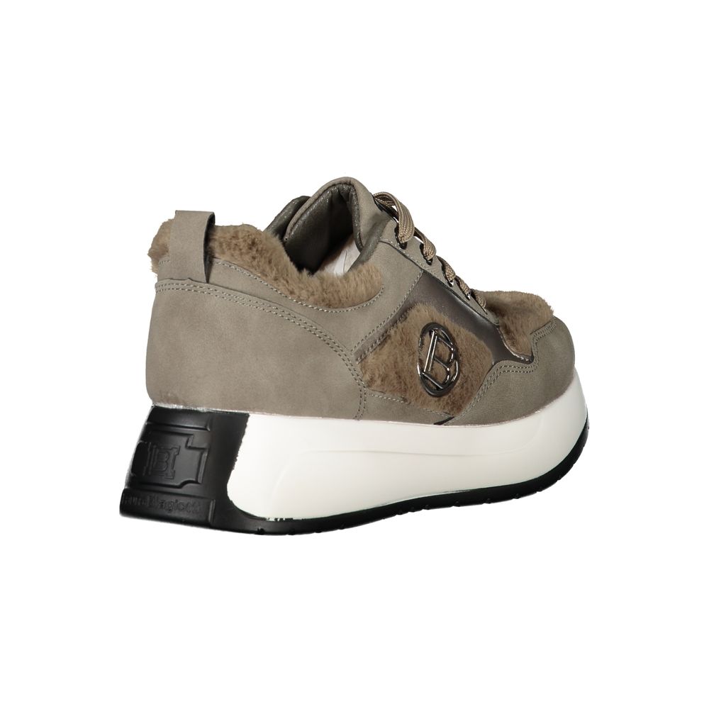 Laura Biagiotti Graue Polyethylen-Sneaker