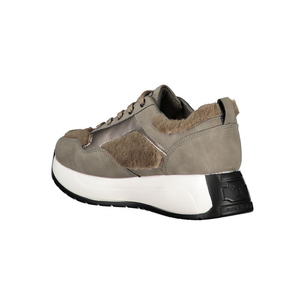 Laura Biagiotti Graue Polyethylen-Sneaker