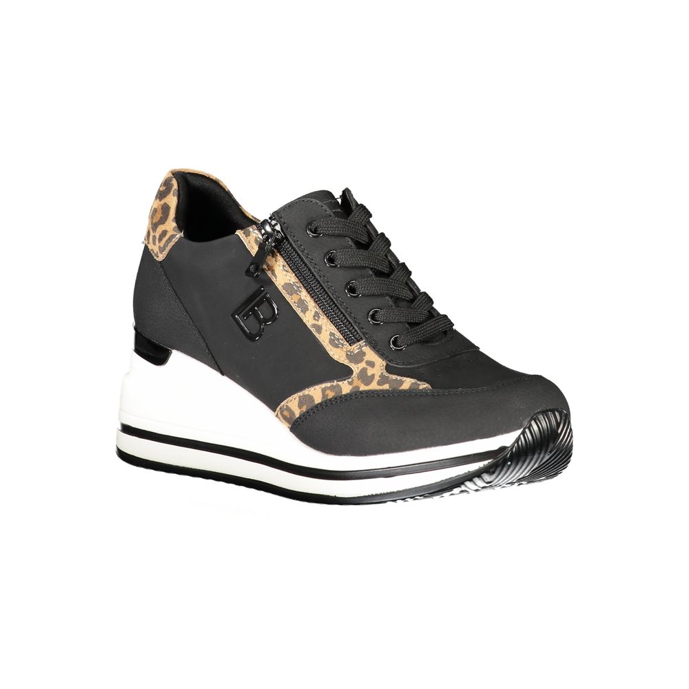 Laura Biagiotti Schwarzer Polyester Sneaker