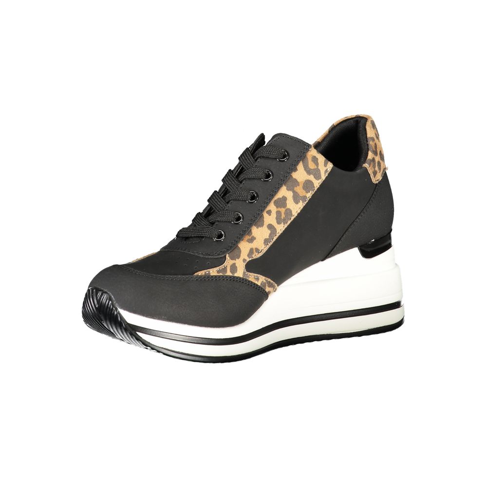 Laura Biagiotti Schwarzer Polyester Sneaker