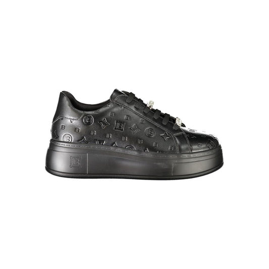 Laura Biagiotti Schwarzer Polyester Sneaker