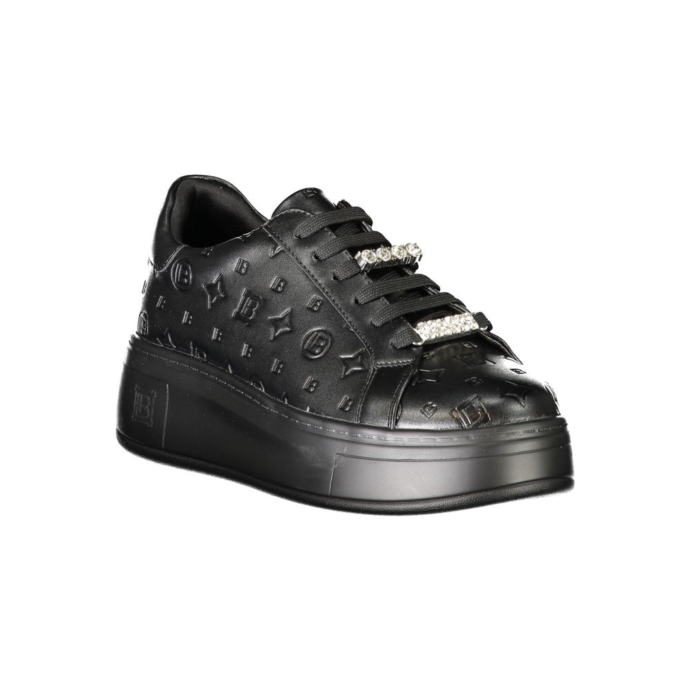 Laura Biagiotti Schwarzer Polyester Sneaker