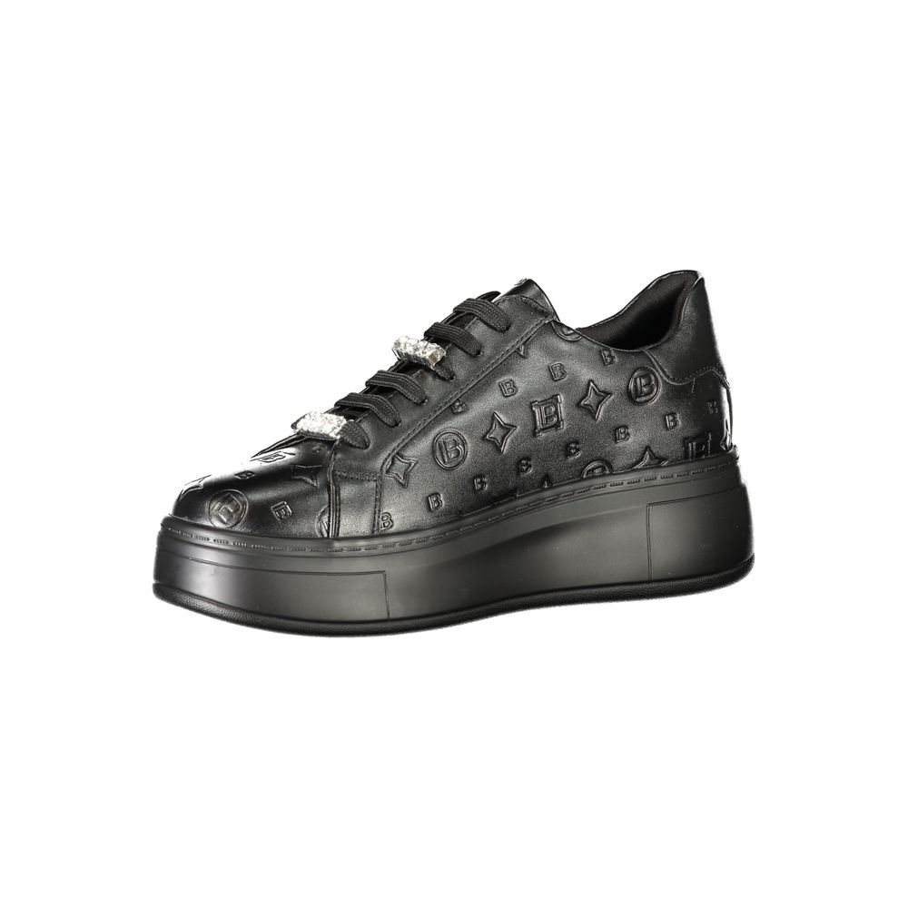 Laura Biagiotti Schwarzer Polyester Sneaker