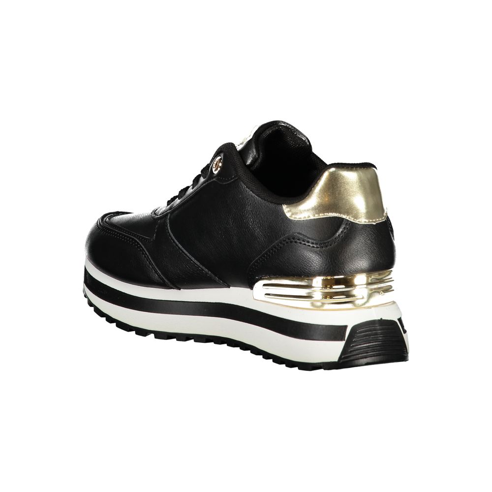 Laura Biagiotti Schwarzer Polyester Sneaker