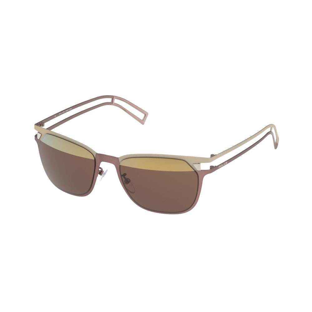 Police Goldene Metall-Sonnenbrille