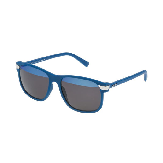 Police Blaue Metall-Sonnenbrille