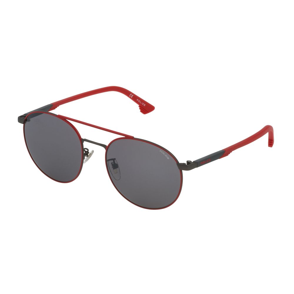 Police Graue Metall-Sonnenbrille