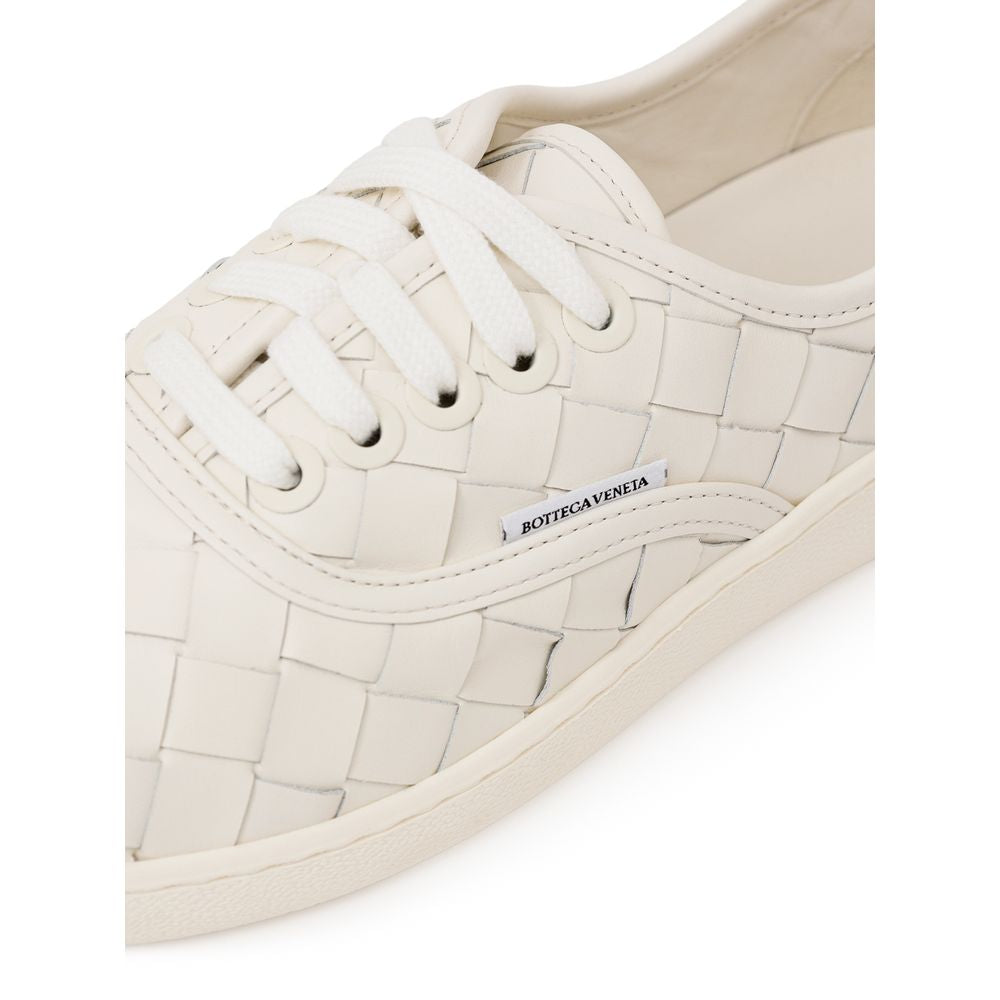 Bottega Veneta Weißes Leder Sneaker