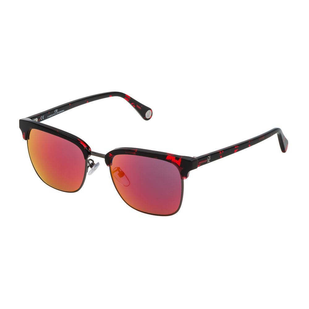 Carolina Herrera Braune Acetat-Sonnenbrille