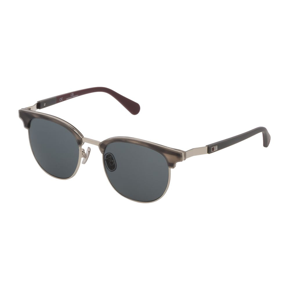 Carolina Herrera Graue Sonnenbrille aus Acetat und Metall