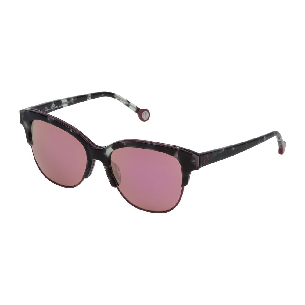 Carolina Herrera Graue Acetat-Sonnenbrille