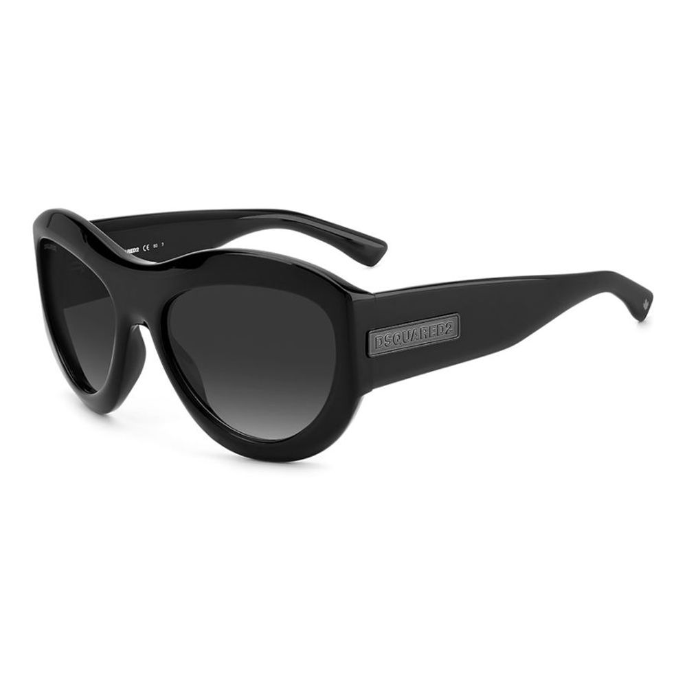 Dsquared² Schwarze Plastiksonnenbrille