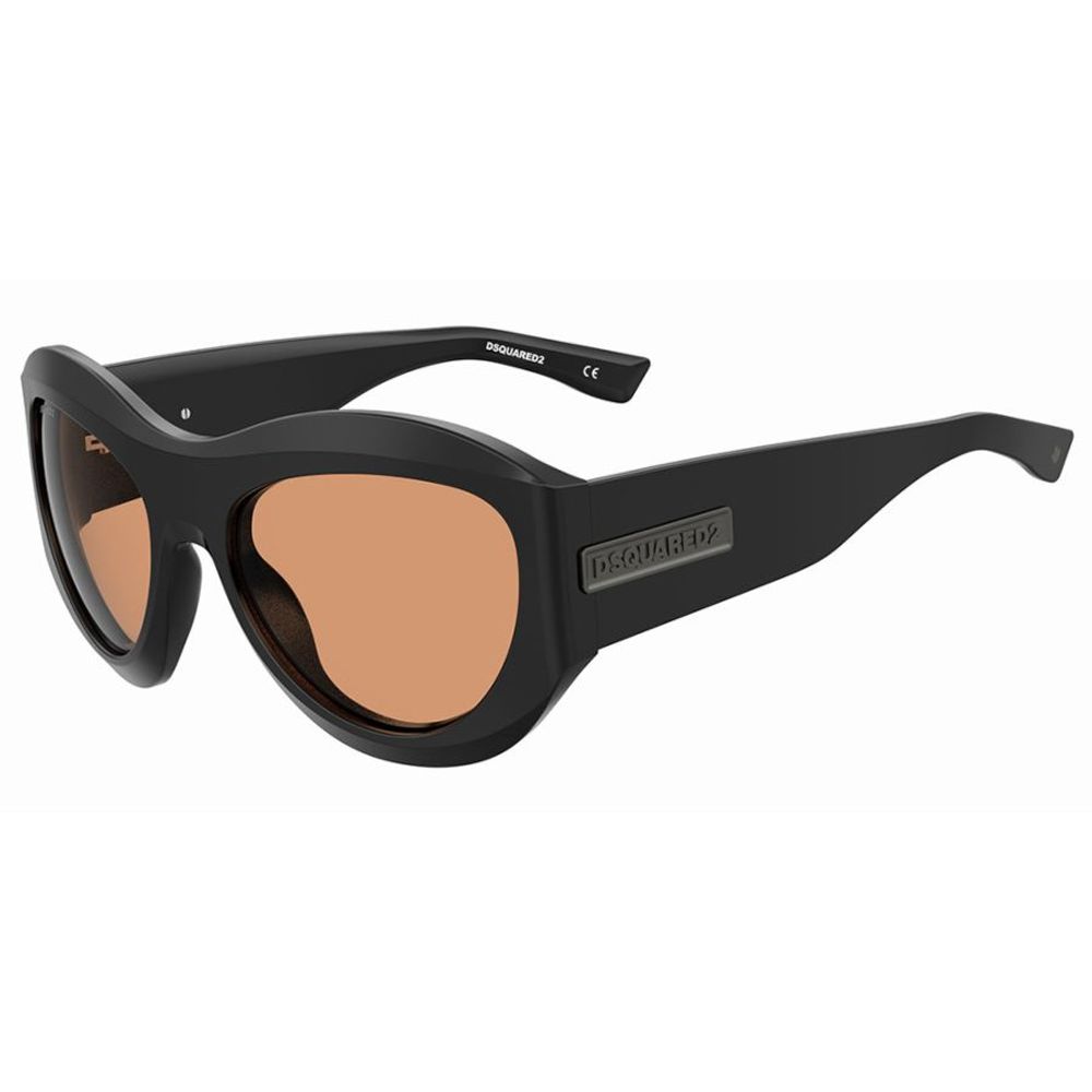 Dsquared² Schwarze Plastiksonnenbrille