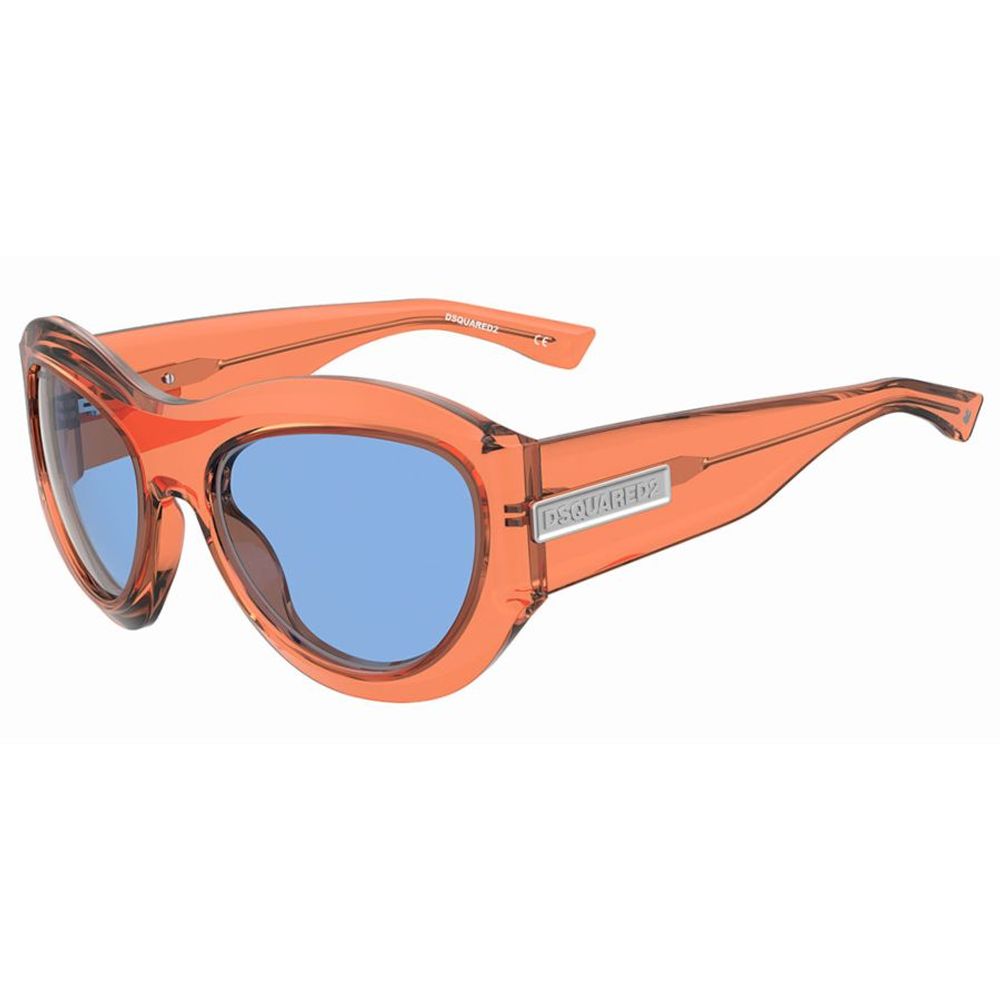 Dsquared² Orangefarbene Plastiksonnenbrille