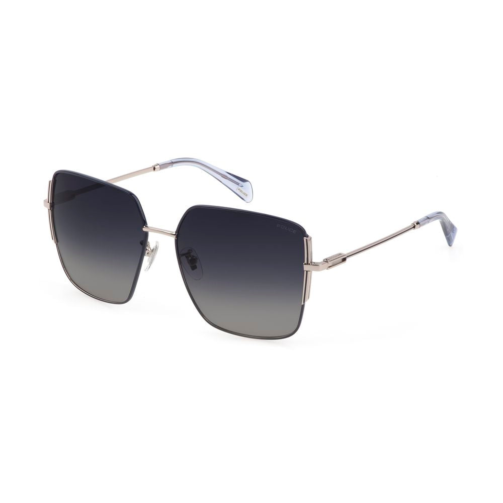 Police Graue Metall-Sonnenbrille