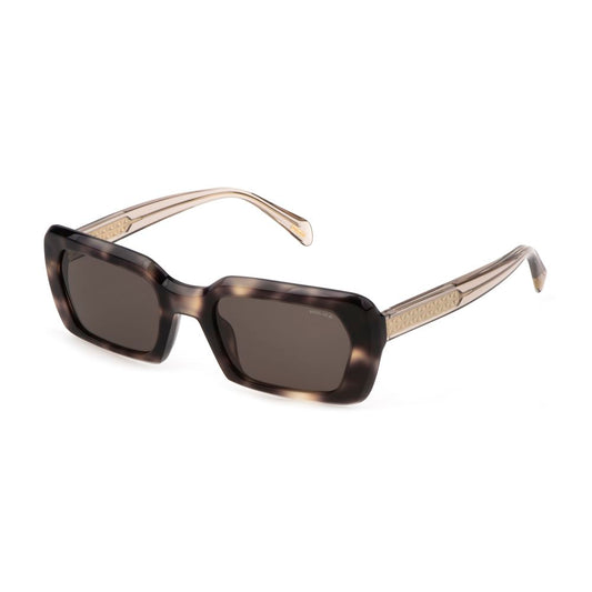 Police Braune Acetat-Sonnenbrille