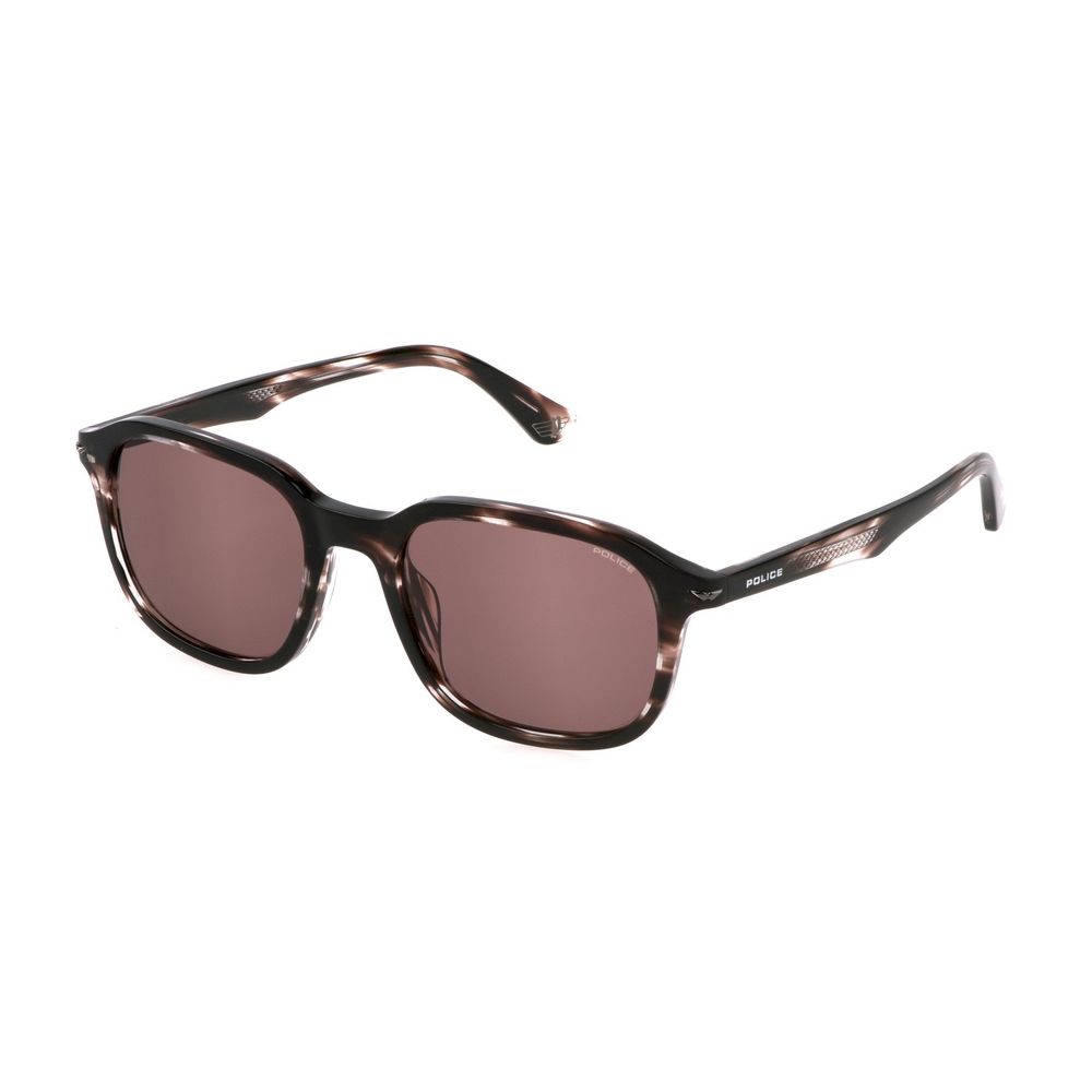 Police Braune Acetat-Sonnenbrille