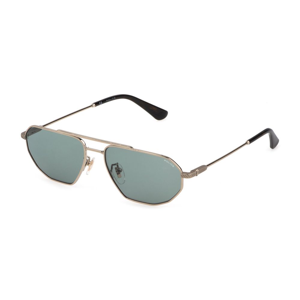 Police Graue Metall-Sonnenbrille