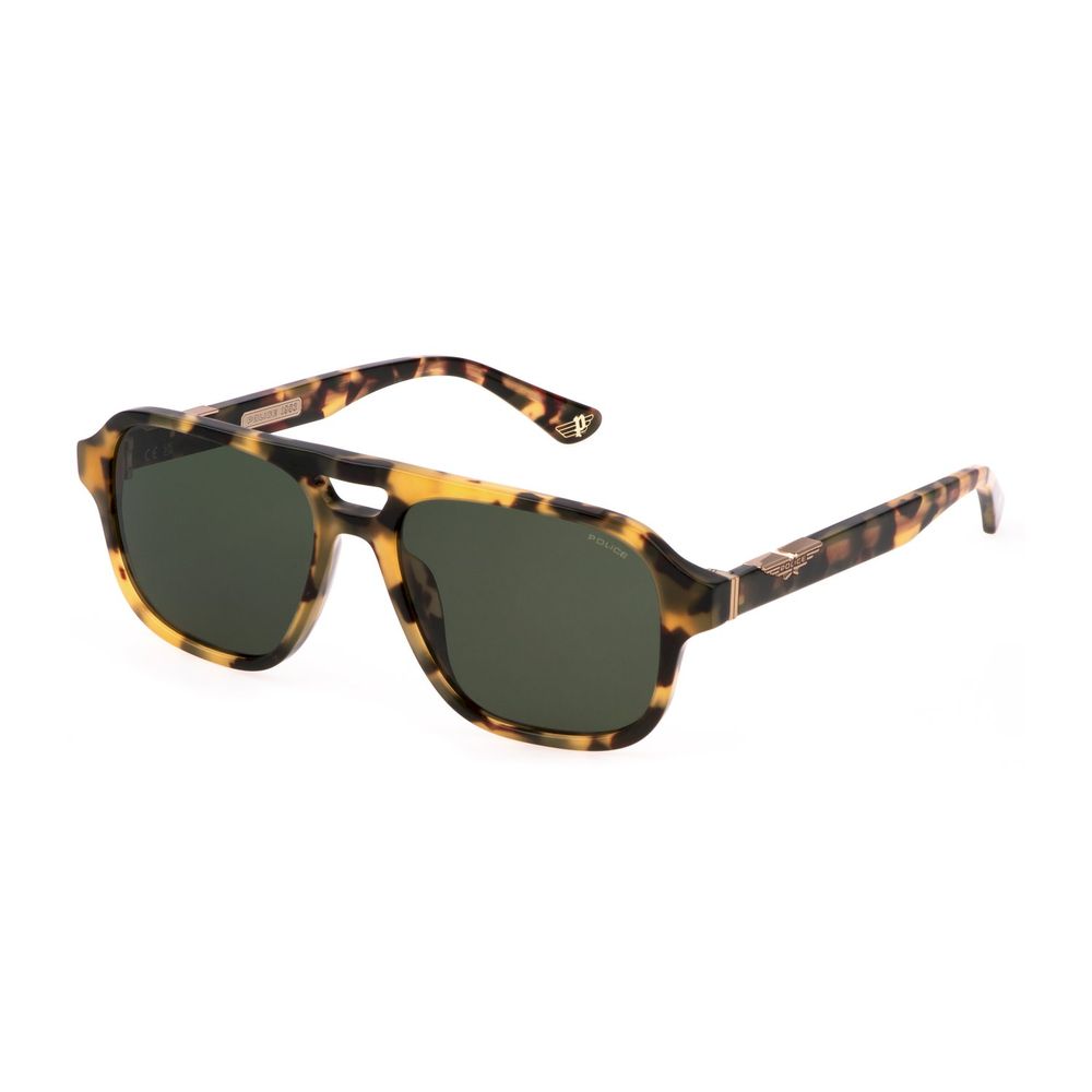 Police Braune Acetat-Sonnenbrille