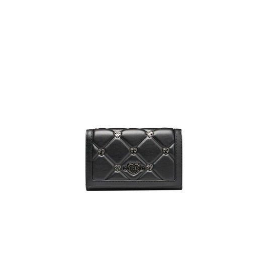 Love Moschino Schwarze Polyethylen-Kreuztasche